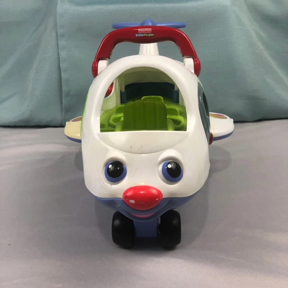 Fisher-Price Little People Lil Movers Airplane Sound Works Toy Jet, No People